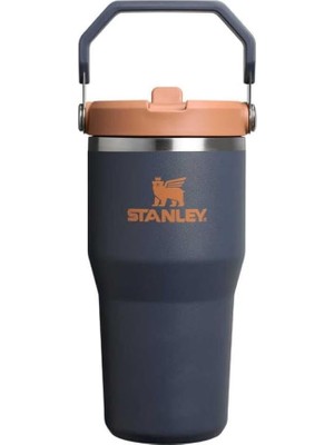 Brf Store Shopletsell Stanley Iceflow Flip Straw Tumbler Pipetli Termos Bardak, Lacivert (Twilight), 0.60 Litr