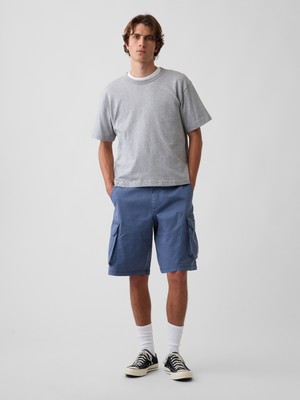 Gap Erkek Mavi 11" Baggy Kargo Şort
