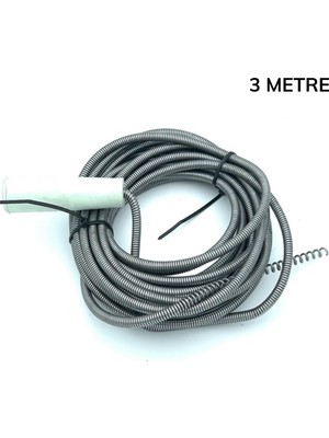 TeknoKapsül Lavabo Gider Boru Açacağı (3 Metre) (5643)