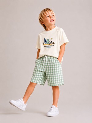 Erkek Çocuk T-Shirt Şort Takım