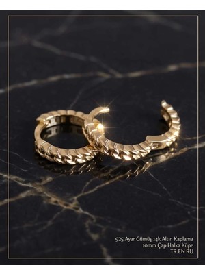 Begonia Accessories 925 Ayar Gümüş 14K Altın Kaplama Rodyum Kaplama Zirkon Taşlı Minimal Halka ve Çivi Küpe Kadın Lüks Tasarım Şık Günlük Kullanım Gümüş Küpe ÇEŞITLERI-287-6