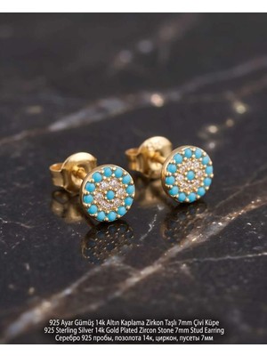 Begonia Accessories 925 Ayar Gümüş 14K Altın Kaplama Rodyum Kaplama Zirkon Taşlı Minimal Halka ve Çivi Küpe Kadın Lüks Tasarım Şık Günlük Kullanım Gümüş Küpe ÇEŞITLERI-287-20