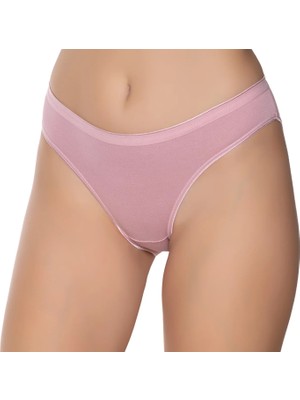 Gümüş 6051 12'li Kadın Likralı Ince Bel Iz Yapmaz Bikini