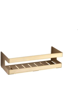 Starseven System Banyo Duş Raf Sistemi Gold Renk 98X100X250 mm Gold Tek Ebat BA3000 043 Gl