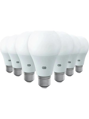 Starseven Günsan 10'lu LED Ampul 7W Gün Işığı E27 (4000K 220-240V)