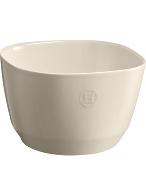 Starseven Emile Henry Fransa'da Üretilmiştir Seramik Orta Salata Kasesi 22,2 cm x 21,7 cm x 14 cm - 3,5qt |ki