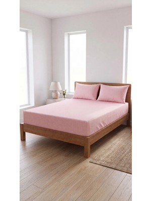 Çift Kişilik Lastikli Çarşaf Takımı 1 Lastikli Çarşaf (160 x 200) 2 Yastık Kılıfı (50 x 70)