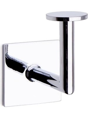Starseven System Nowo Duvara Monte Yapışkanlı Çoklu Askılık Krom Renk 71X72X45 mm