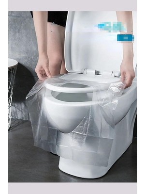 Starseven Klozet Kapağı Kılıfı Hijyenik Seyahat Tek Kullanımlık Klozet Wc Örtüsü 50 Adet