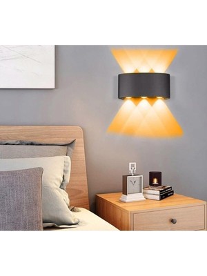 Starseven Cata CT-8011 Haiti LED Aplik 10W Amber Çift Taraflı