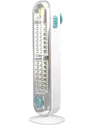 Starseven 42 Ledli Solar Şarjlı Işıldak, Güneş Panelli, Taşınabilir, Askı Aparatlı, Beyaz