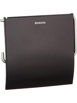 Starseven Brabantia 108600 Tuvalet Kağıdı Tutacağı, Paslanmaz Çelik, Mat Siyah, 30 x 20 x 10 cm