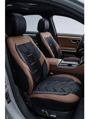 Kurra Store Proto Koltukn Perdana (Facelift 2016) 2.0 (156 Hp) 2016 Arenza Lüks Serisi Uyumlu Kumaş Oto Koltuk Kılıfı Kahverengi