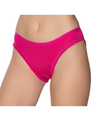 Gümüş 6056 12'li Kadın Likralı Fırfır Paça Bikini