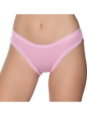 Gümüş 6056 12'li Kadın Likralı Fırfır Paça Bikini