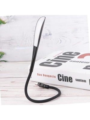 Starseven Bakgelal USB Girişli 14 Ledli 3 Kademeli Dokunmatik Masakitap Okuma Lambası Ledi Siyah