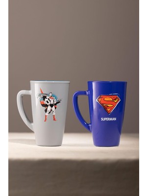 Starseven Superman 2'li Kupa Seti Mavi-Gri 400 cc