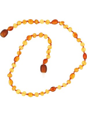 Inure Jewelry Bebek Damla Kehribar Diş Kolye