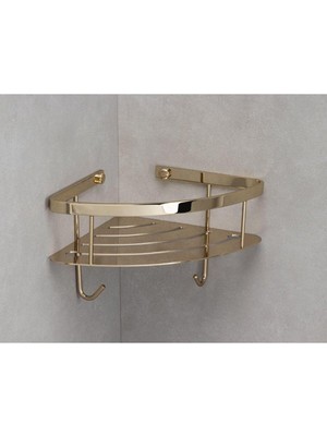 Starseven System Banyo Duş Raf Sistemi Gold Renk 152X197X280 mm