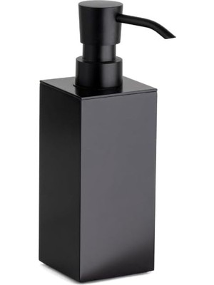 Starseven System Tezgah Üstü Mat Siyah Sıvı Sabunluk 60X60MM