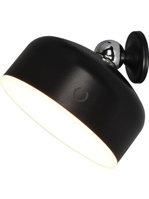 Starseven Lucea Lenda 02 Siyah Şarjlı Ledli Aplik 1X1.8W 3000K