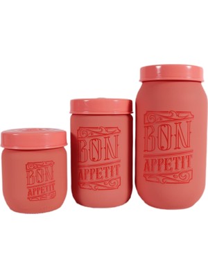 Starseven Herevin 171601-802 Desenli Kavanoz Seti 3'lü (425-660-1000 Ml)