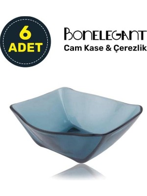 Starseven Bonelegant 6 Parça Lacivert Cam Kase&çerezlik