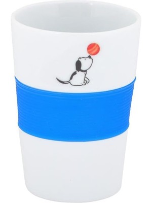 Starseven Biggdesign Dogs Seramik Mug Silikon Bantlı