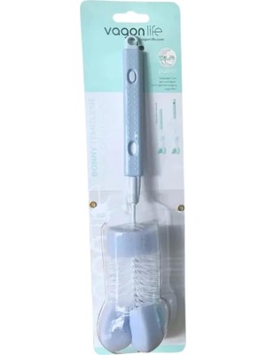 Starseven Vagonlife 7cm Uzayabilen Matara/termos/şişe/kavanoz Temizleme Fırçası Süngerli (Lacivert)