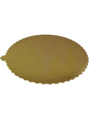 Starseven Benim Marifetlerim - Altın Rengi Karton Pasta Altlığı 26 cm 1 Adet