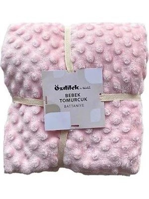 Starseven Özdilek Bebek Tomurcuk Bebek Battaniyesi Pudra Pembe