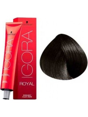 Schwarzkopf Igora Royal 60 ml Koyu Kahve Saç Boyası Amonyaklı Uzun Süre Kalıcı Canlı Renkler