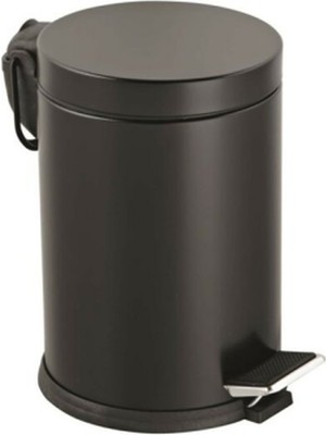 Eseno Select 3lt Siyah Pedallı Metal Çöp Kovası
