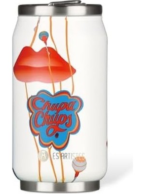 Starseven Les Artistes Paris Isı Yalıtımlı Kutu Çelik Termos Matara 280ML Chupa Kiss