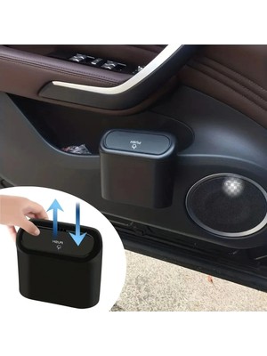 Eseno Select Araç Içi Takılarak Sabitlenebilen Mini Kapaklı Çöp Kovası