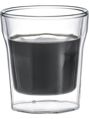 Starseven Leggno Vetro Borosilikat Çift Camlı Bardak 280ML (2AD)
