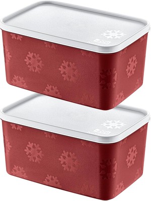 Starseven Smartware 2'li Set No Frost Saklama Kabı Carmen 2600 ml
