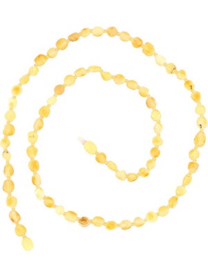 Inure Jewelry Yetişkin Damla Kehribar Kolye