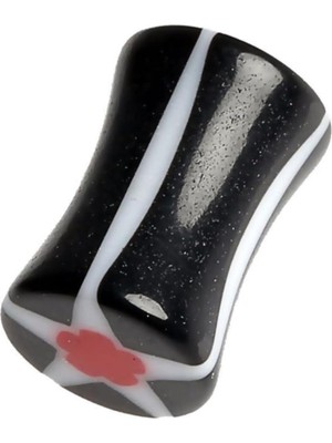 Starseven Rouge Moulin Karpuz Desen Bioplast Tunnel Piercing TDGR00835, Siyah