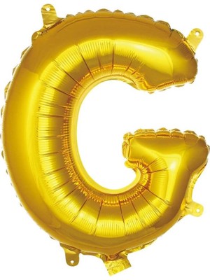 Starseven G Harfi 16 Inç Gold Renk Folyo Balon 36 cm (Altın)
