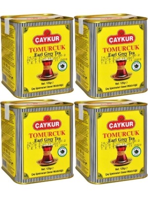 Starseven Çaykur Tomurcuk Çay 125 gr Teneke 4 Adet