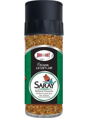 Starseven Bağdat Saray Baharat Karışımı Tuzluk Kapak Cam Şişe 38 G