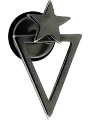 Starseven Cerrahi Çelik Siyah Kulak-Kıkırdak-Helix Piercing, Siyah