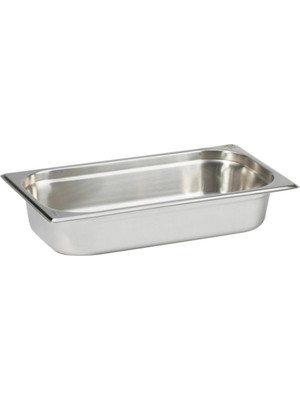 Starseven Paslanmaz Çelik Gastronom/gastronorm Küvet Gn 1/3-65 (32,5 x 17,6 x 6,5 Cm)