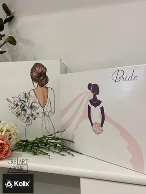 Starseven Bride Gelin Bohçası Gelin Kutusu 2 'li Bride & Gelin Set