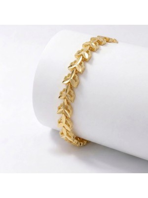 Moncuk Design Laurel 24K Gold Kaplama 8 mm Kadın Bileklik 3351KBV5D5