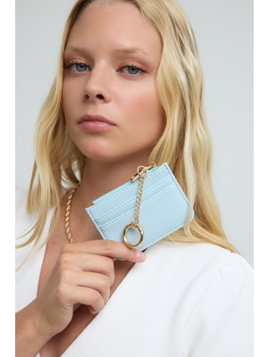 Shule Bags Nook Fermuarlı Charm Kartlık Bebe  Mavi