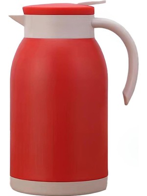 Starseven 304 Çelik 1,2 L Çift Katmanlı Kırmızı Vakumlu Kamp Piknik Çay Termos CIN555KR