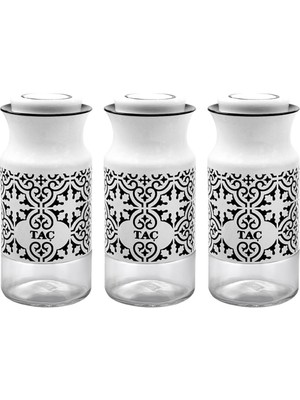 Starseven Taç Vera 3 Prç Baharatlik Orta Beyaz/siyah