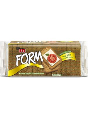Starseven Eti Form Kızartılmış Kepekli Ekmek Dilimleri 138 G